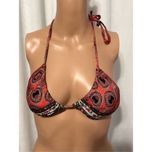 GREAT CONDITION Jets Australia By Jessika Allen Floral Mix Print bikini Swim Top